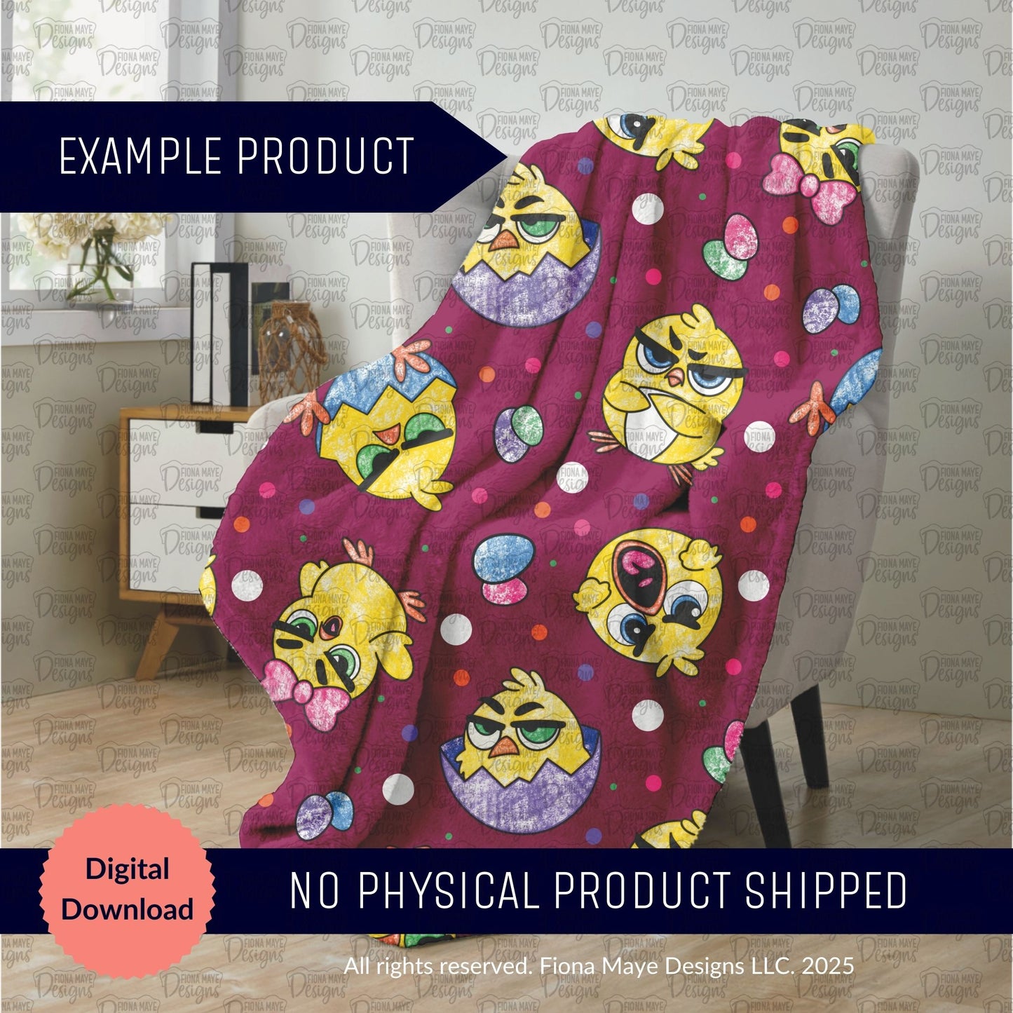 Sassy Hatchlings | PNG Seamless Pattern