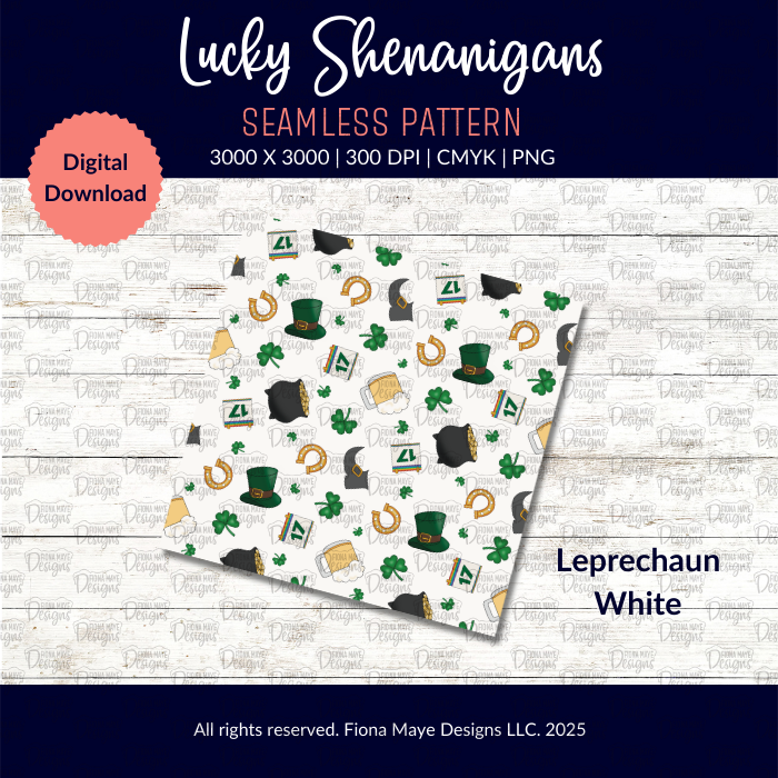 Lucky Shenanigans | PNG Seamless Patterns