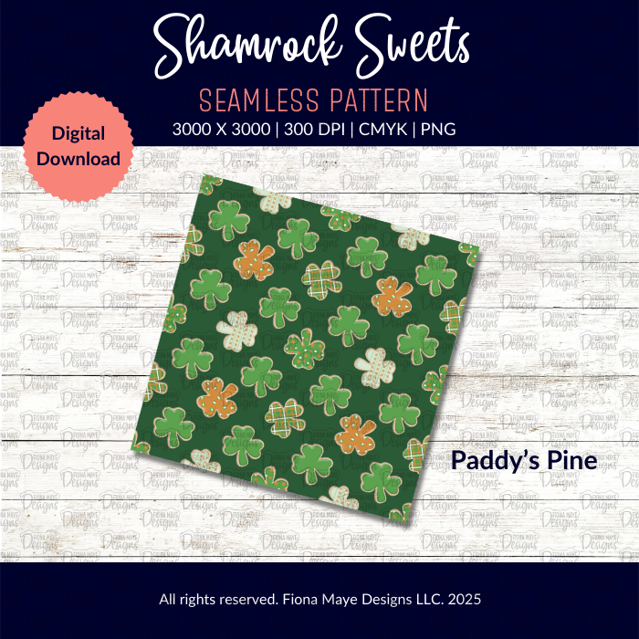 Shamrock Sweets | PNG Seamless Patterns