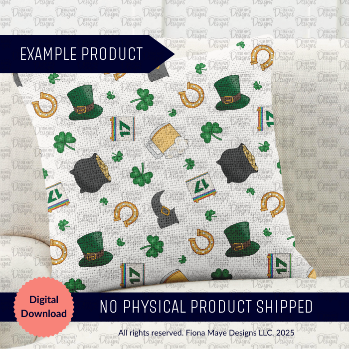 Lucky Shenanigans | PNG Seamless Patterns