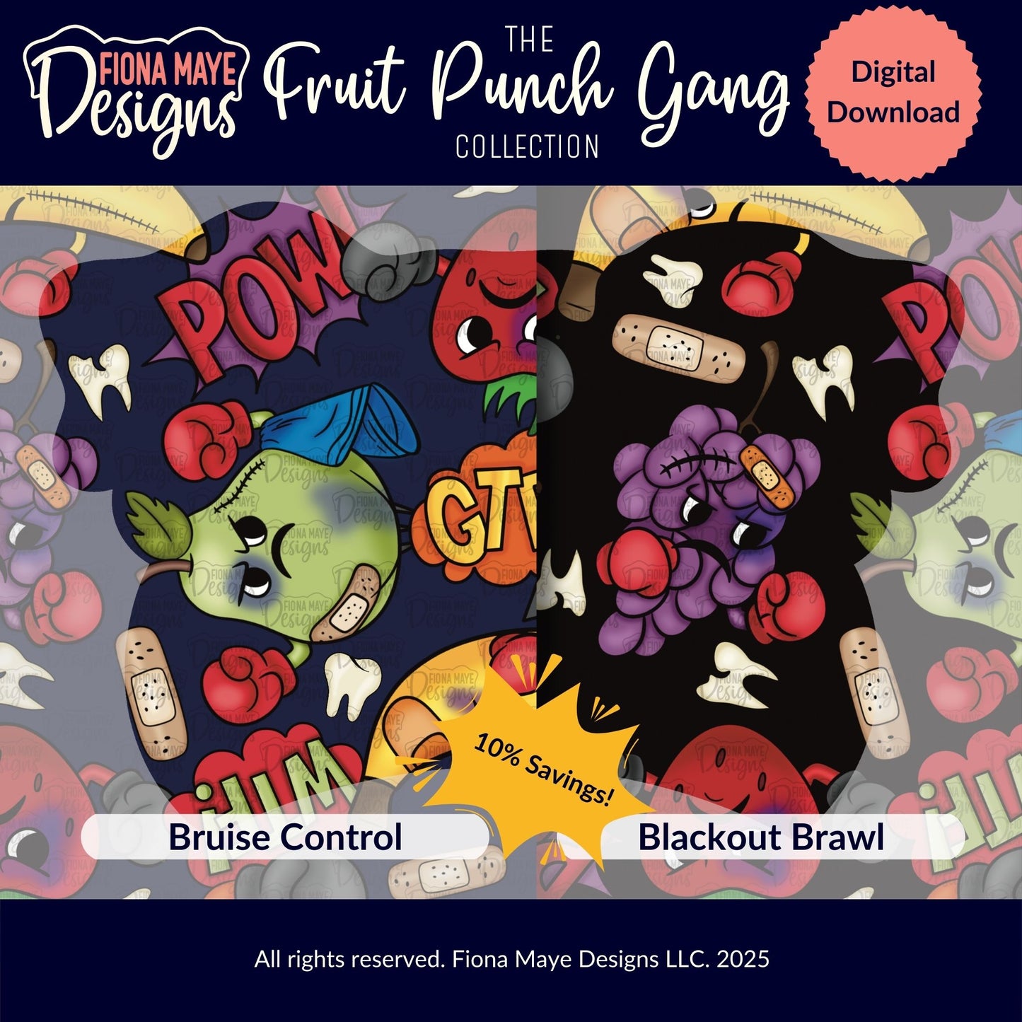 Fruit Punch Gang | Seamless Pattern