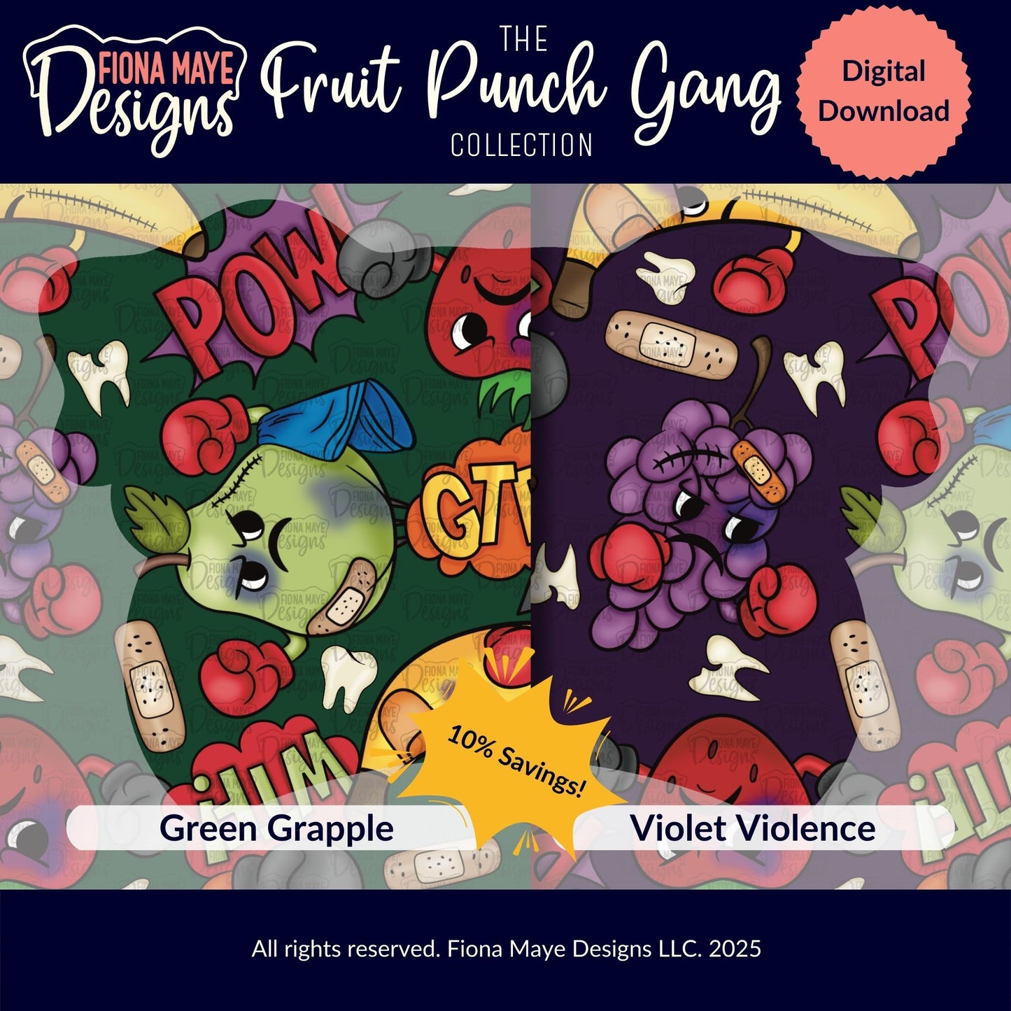 Fruit Punch Gang | Seamless Pattern