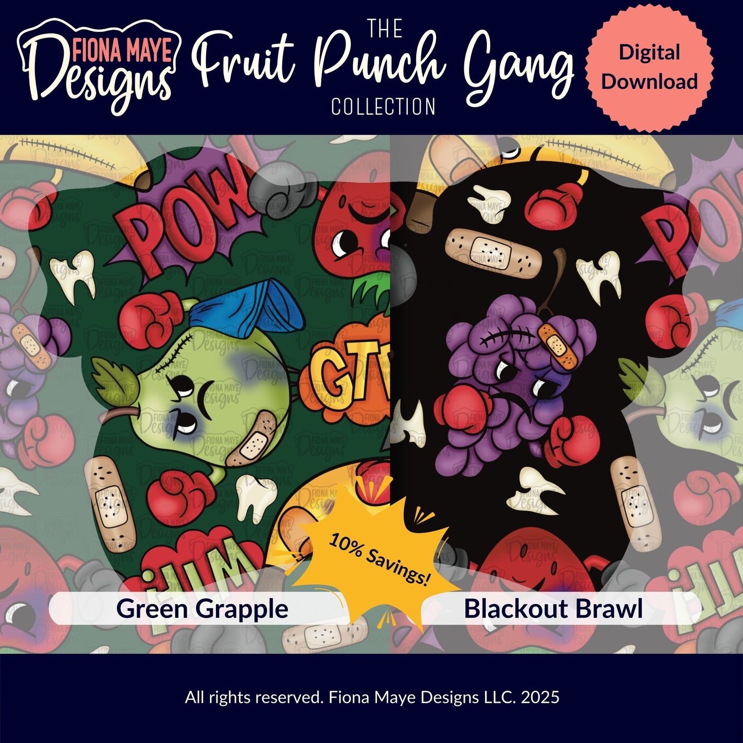 Fruit Punch Gang | Seamless Pattern
