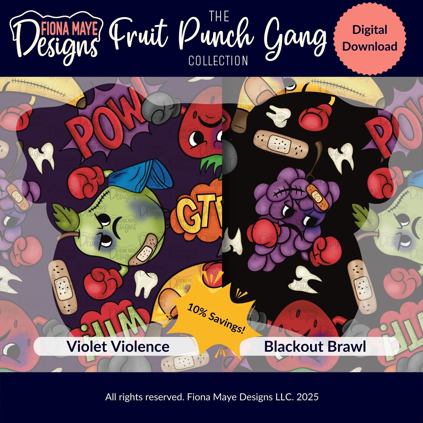 Fruit Punch Gang | Seamless Pattern