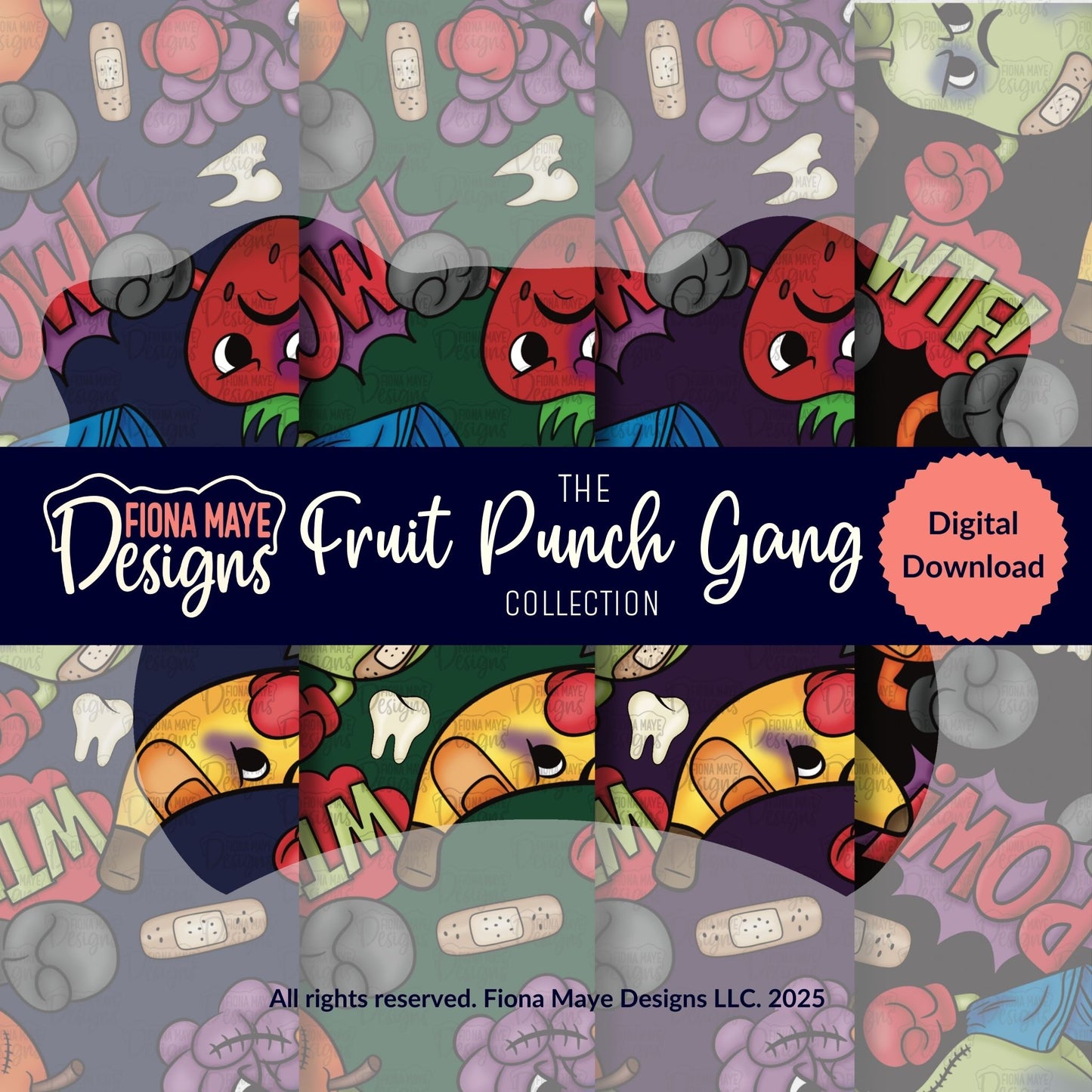 Fruit Punch Gang | Seamless Pattern