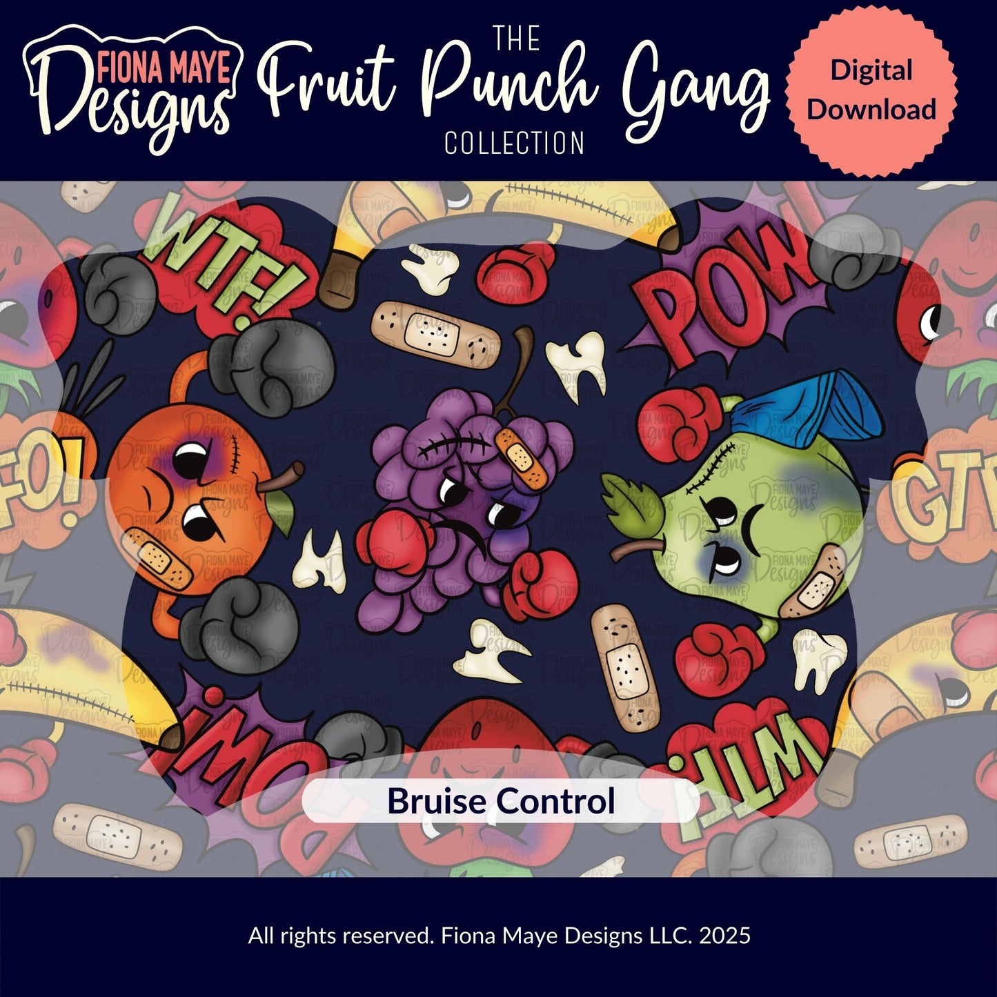 Fruit Punch Gang | Seamless Pattern