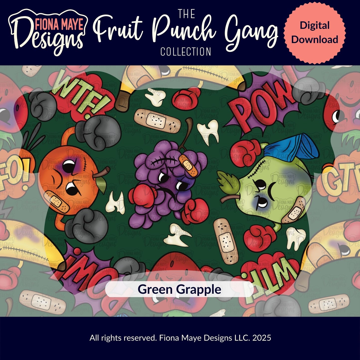 Fruit Punch Gang | Seamless Pattern