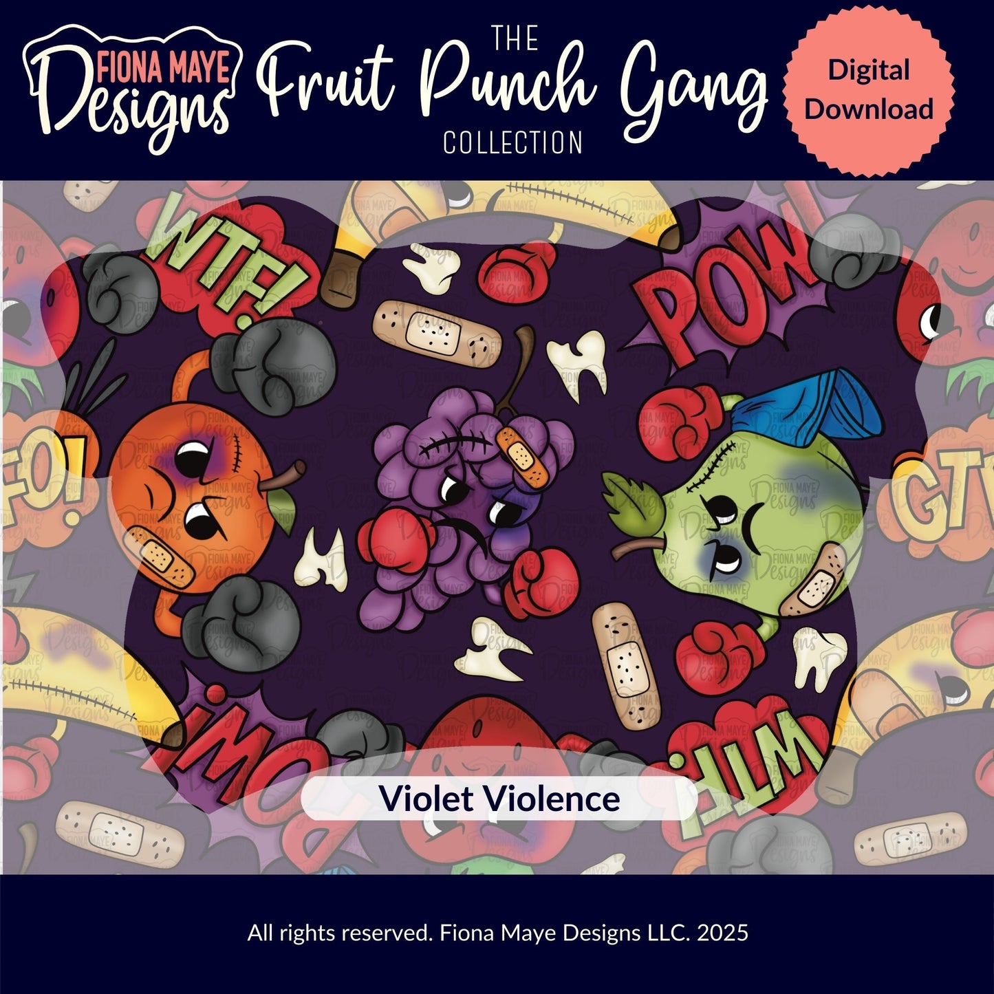 Fruit Punch Gang | Seamless Pattern
