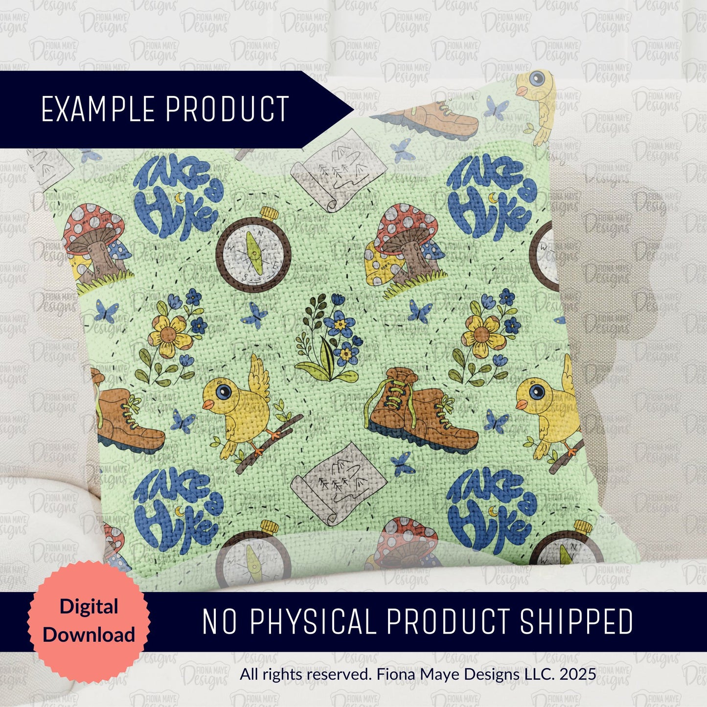 Take a Hike | PNG Seamless Pattern(s)