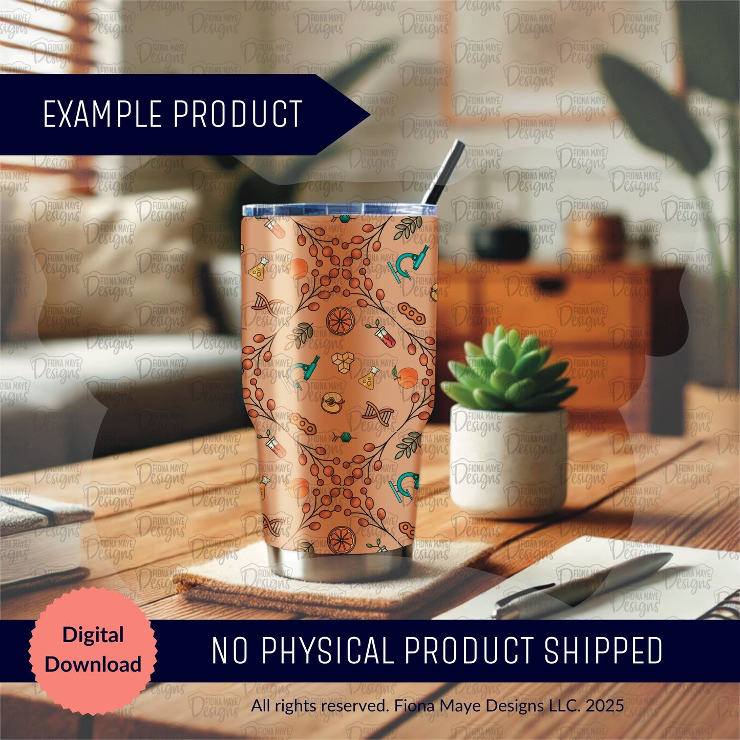 Foodie Formula | PNG Seamless Pattern(s)