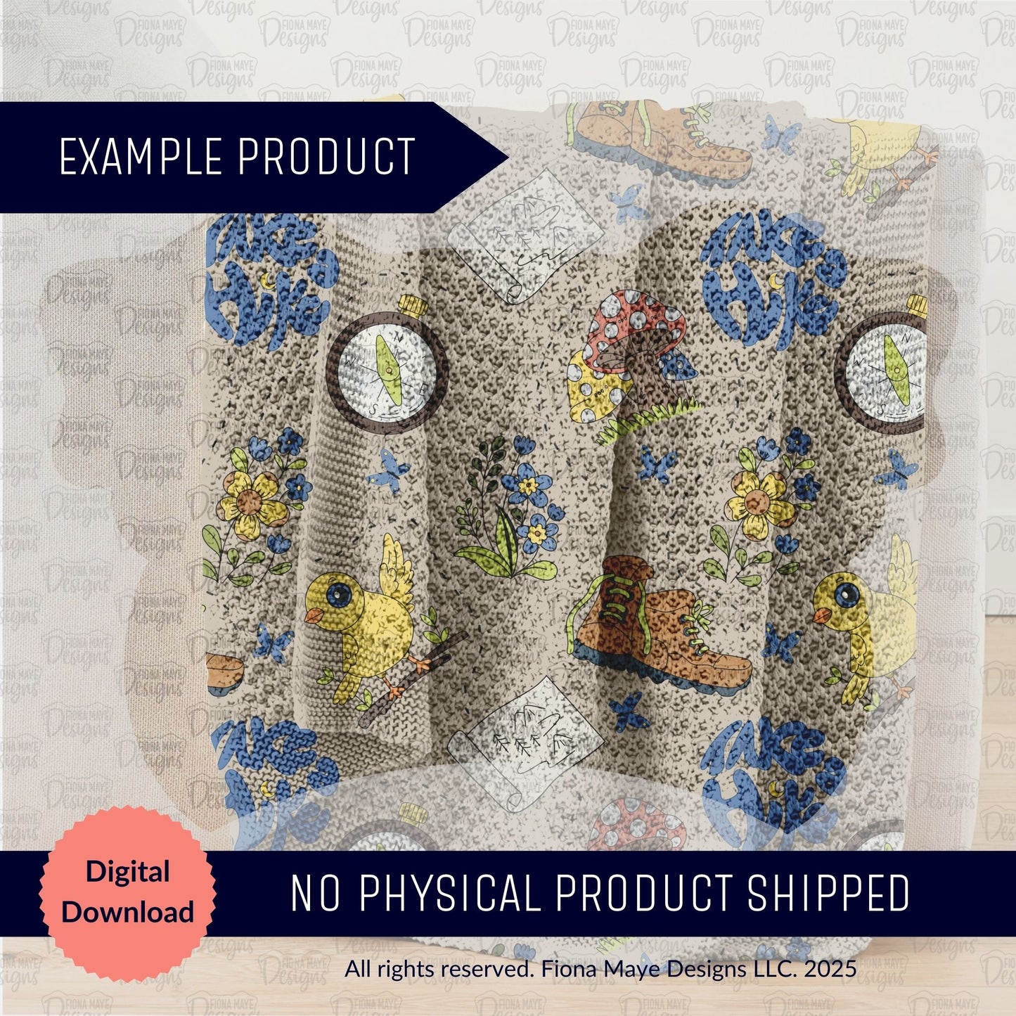 Take a Hike | PNG Seamless Pattern(s)