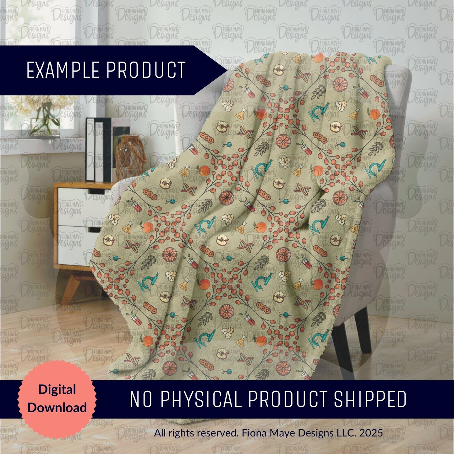 Foodie Formula | PNG Seamless Pattern(s)