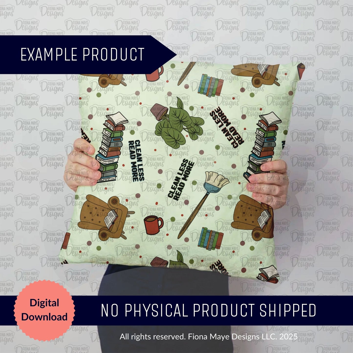 Booked & Busy | PNG Seamless Pattern(s)