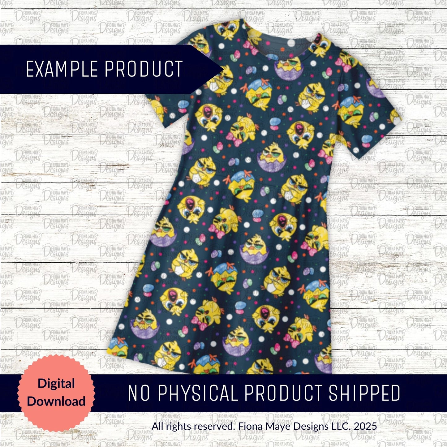 Sassy Hatchlings | PNG Seamless Pattern
