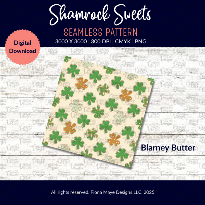 Shamrock Sweets | PNG Seamless Patterns