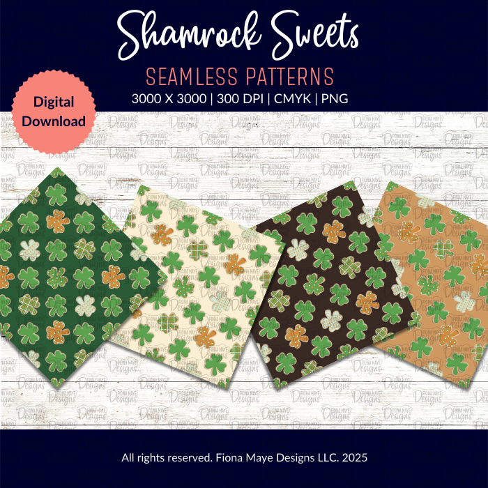 Shamrock Sweets | PNG Seamless Patterns