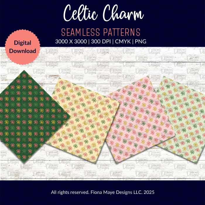 Celtic Charm | PNG Seamless Patterns