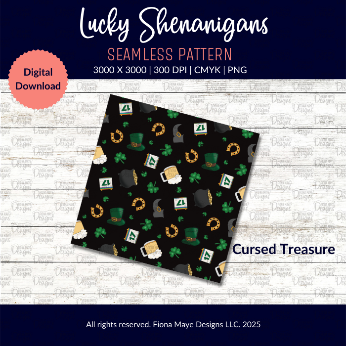 Lucky Shenanigans | PNG Seamless Patterns