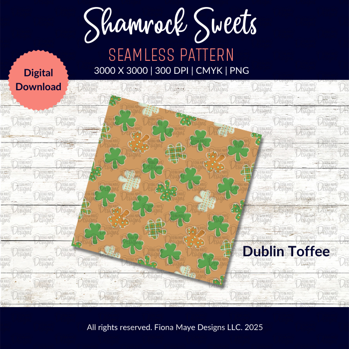 Shamrock Sweets | PNG Seamless Patterns