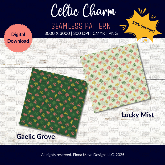 Celtic Charm | PNG Seamless Patterns