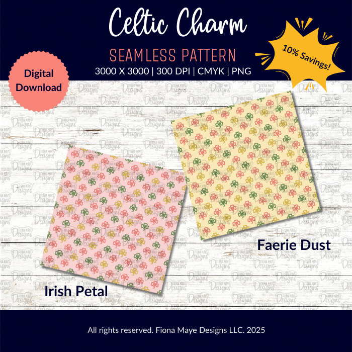 Celtic Charm | PNG Seamless Patterns