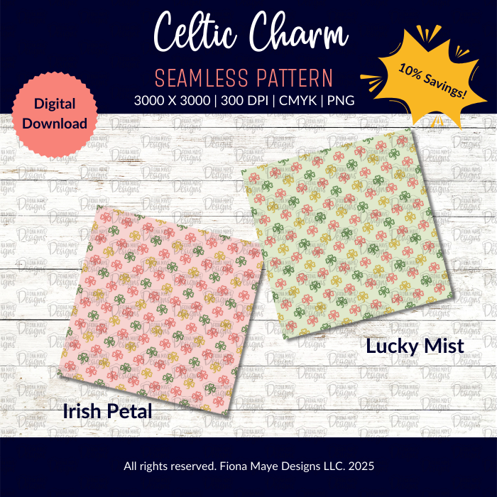 Celtic Charm | PNG Seamless Patterns