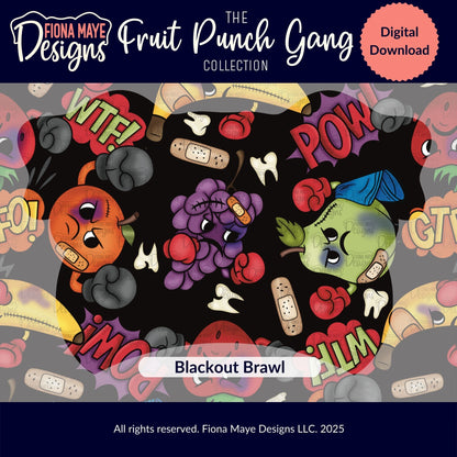Fruit Punch Gang | Seamless Pattern