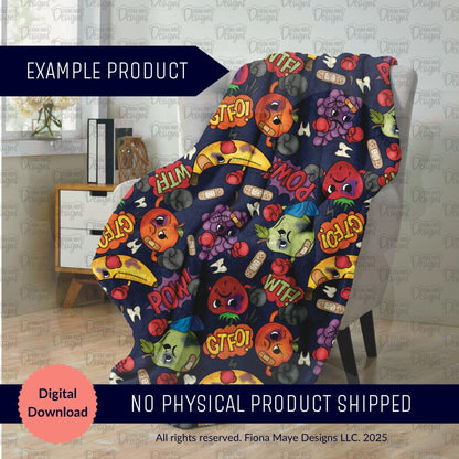 Fruit Punch Gang | Seamless Pattern