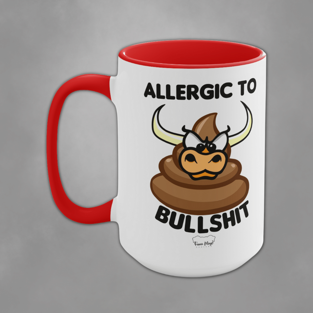 Allergic to Bullshit Coffee Mug (15oz)