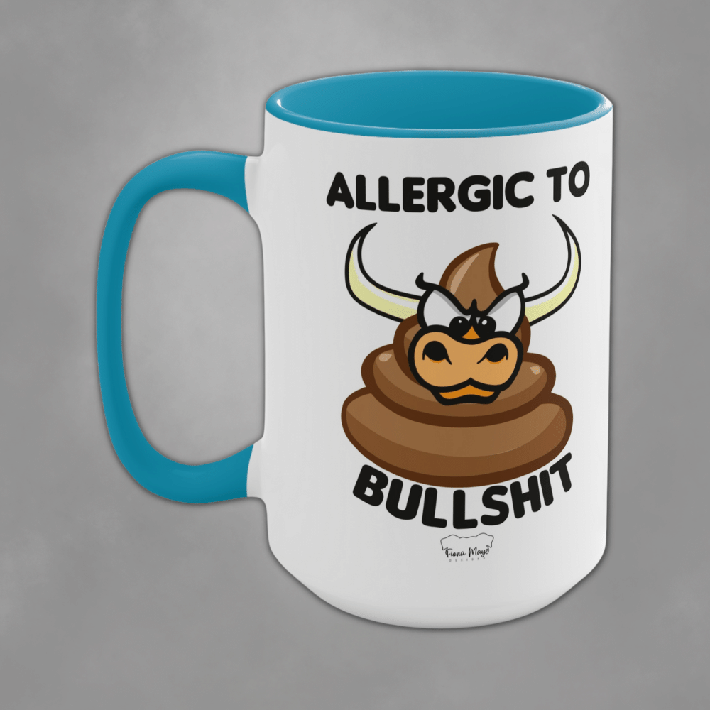 Allergic to Bullshit Coffee Mug (15oz)