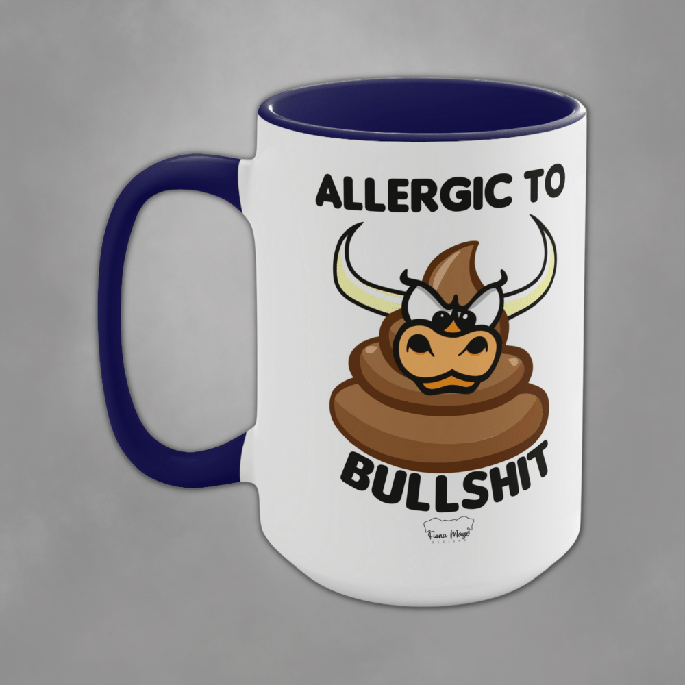 Allergic to Bullshit Coffee Mug (15oz)