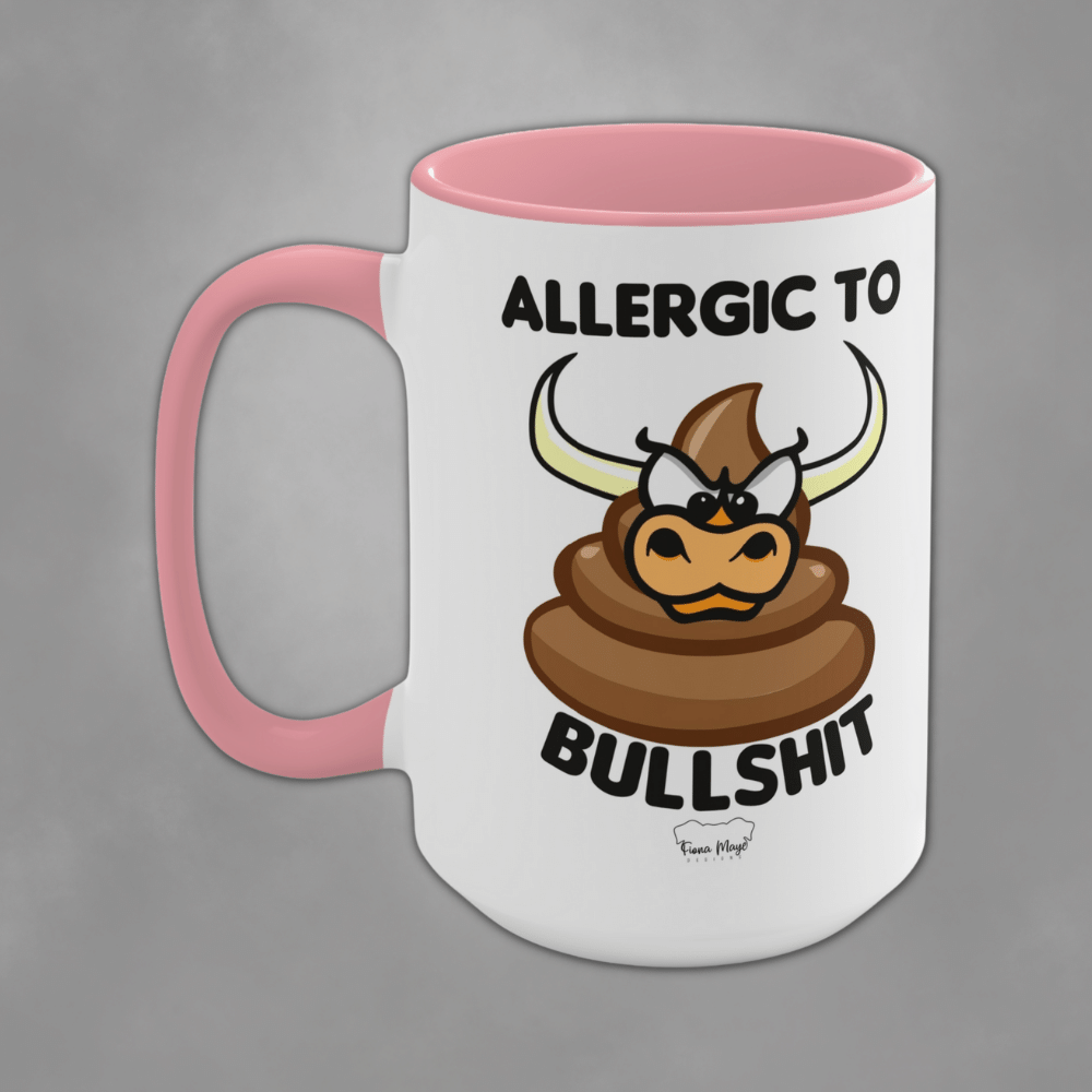 Allergic to Bullshit Coffee Mug (15oz)