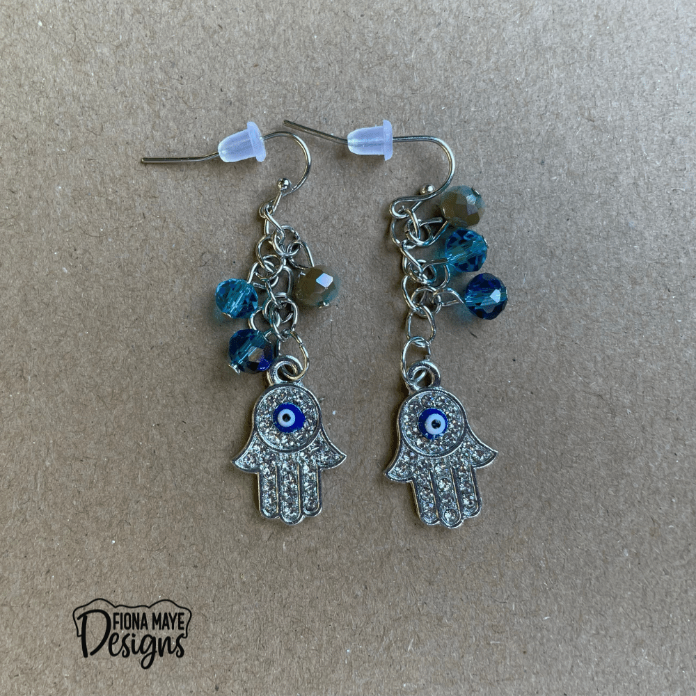 Royal Evil Eye Earrings